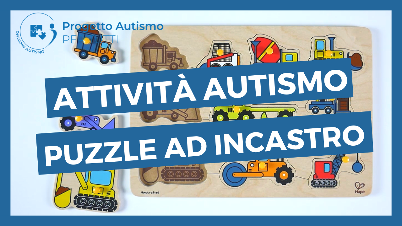 Giochi didattici per bambini autistici: puzzle cognitivo a 2 pezzi 